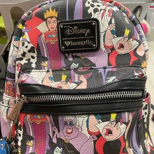 Loungefly villains mini backpack